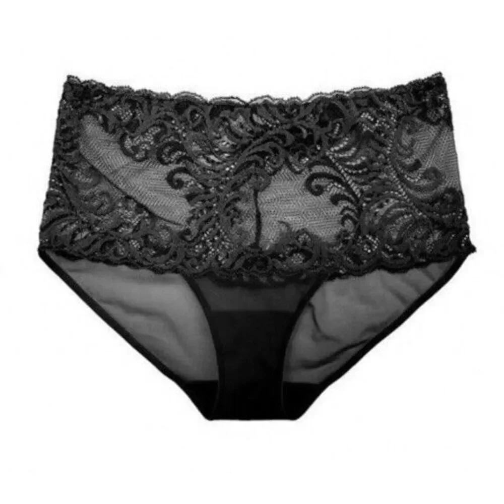 Natori Feathers Hipster Briefs Black Underwear Panties 756023 Women's Size M - Picture 2 of 7